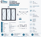 108"W x 80"H CThru Bifold Door