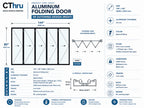144"W x 80"H CThru Bifold Door
