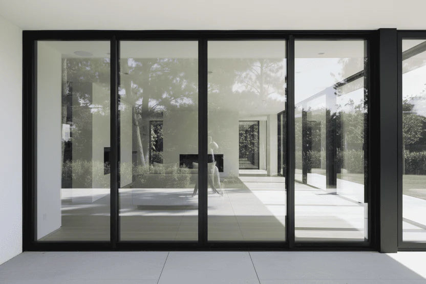 144"W x 96"H CThru Aluminum Sliding Door
