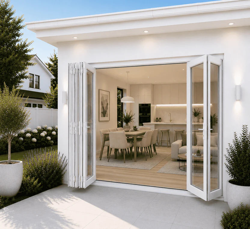 168"W x 80"H CThru Bifold Door
