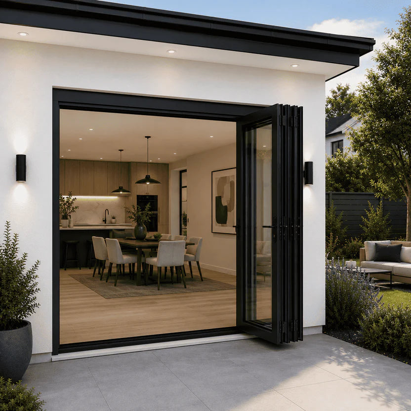 168"W x 96"H CThru Bifold Door