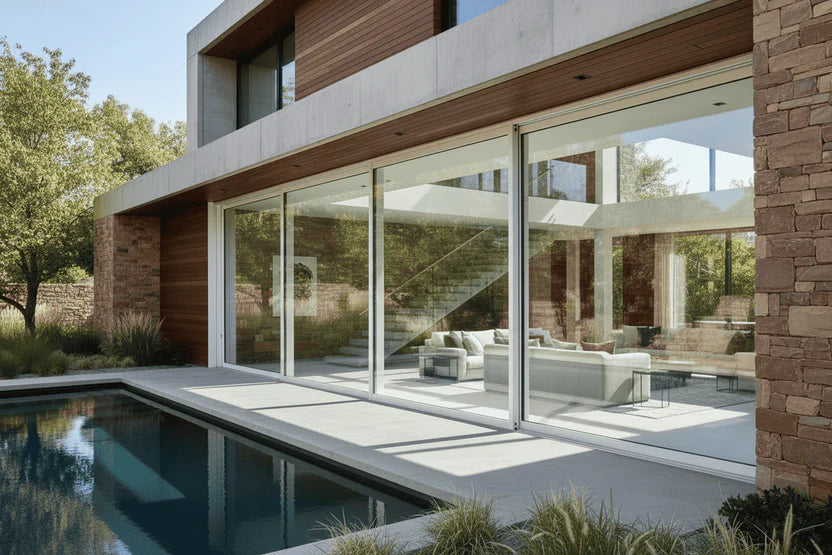 192"W x 80"H CThru Aluminum Sliding Door