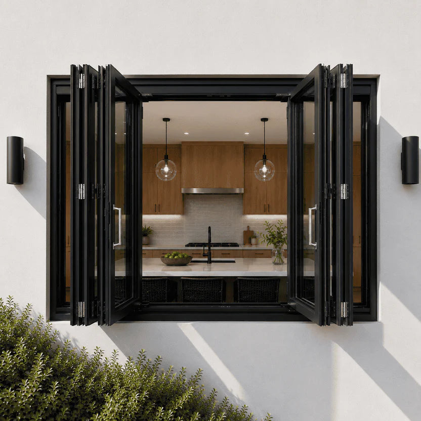 96"W x 36"H CThru Aluminum Bifold Window