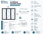 96"W x 80"H CThru Bifold Door