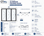 96"W x 96"H CThru Bifold Door