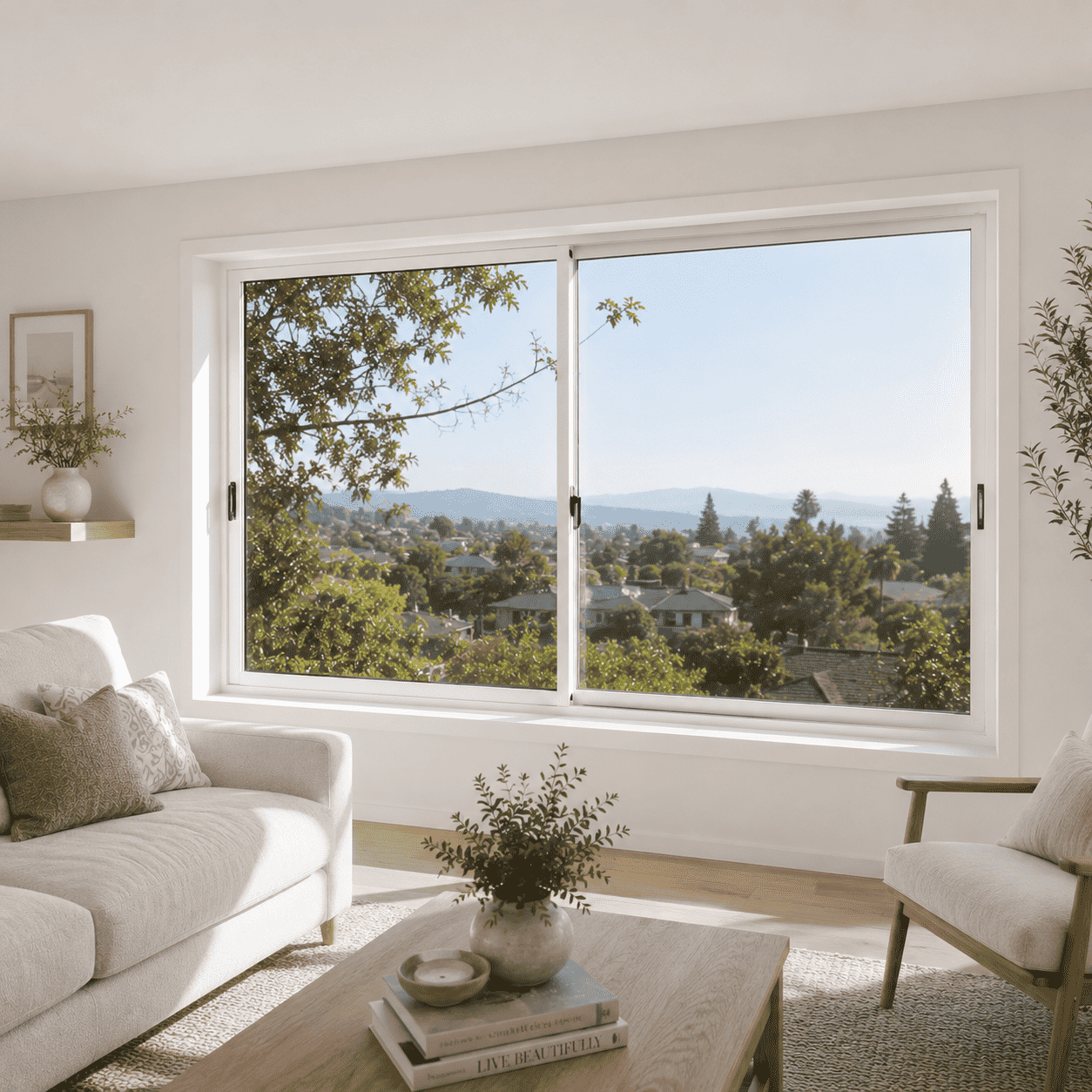 72"W x 48"H CThru Aluminum Sliding Window
