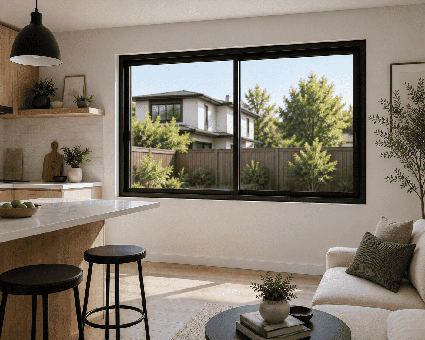 72"W x 48"H CThru Aluminum Sliding Window