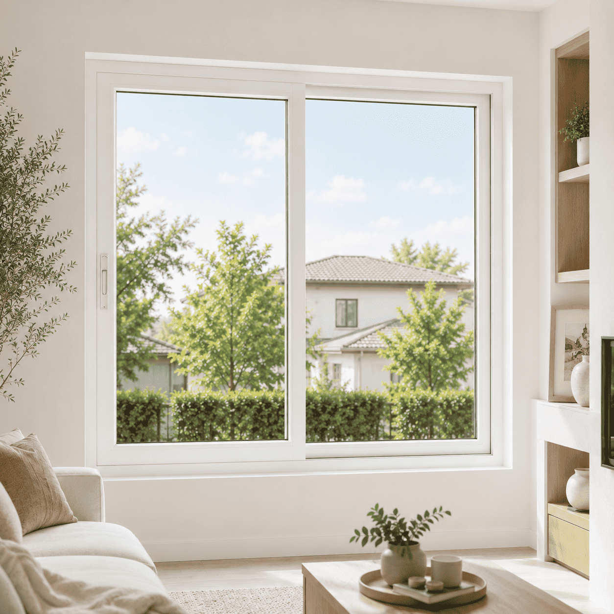 72"W x 48"H CThru Aluminum Sliding Window