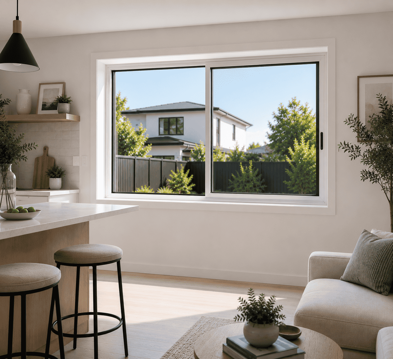 72"W x 48"H CThru Aluminum Sliding Window