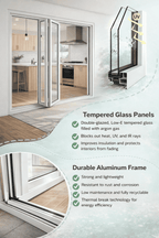 72"W x 80"H CThru Bifold Door