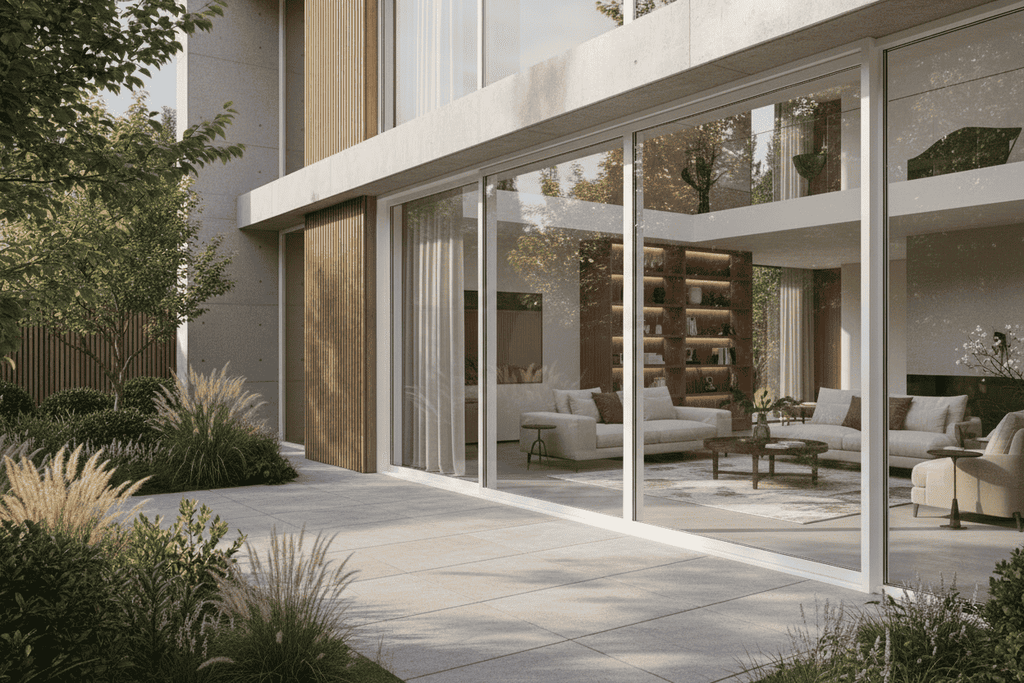 192"W x 80"H CThru Aluminum Sliding Door