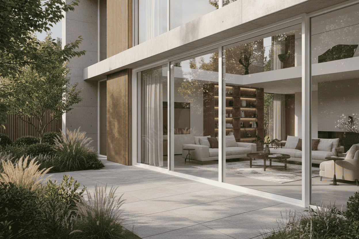 192"W x 80"H CThru Aluminum Sliding Door