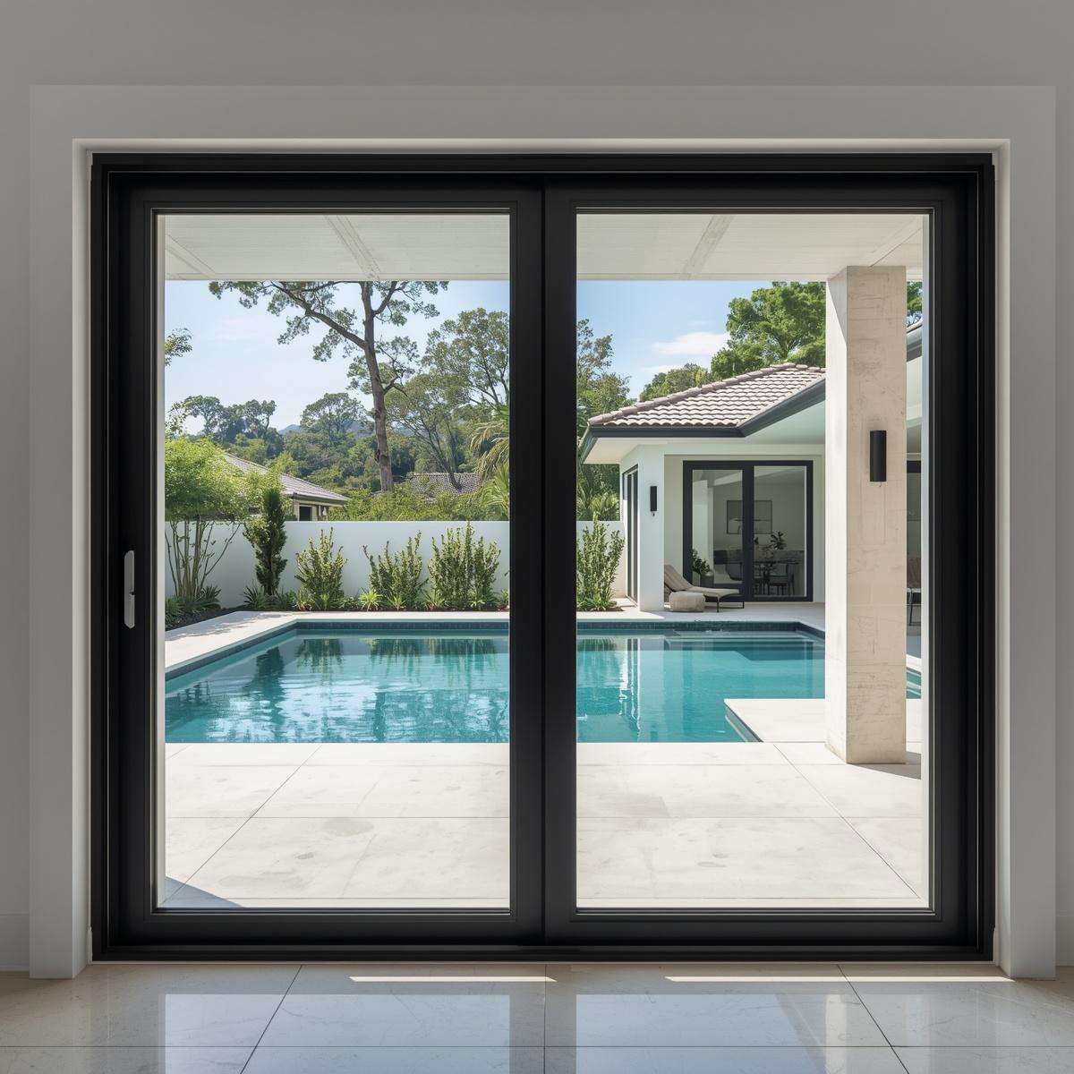 72"W x 80"H CThru Aluminum Sliding Door