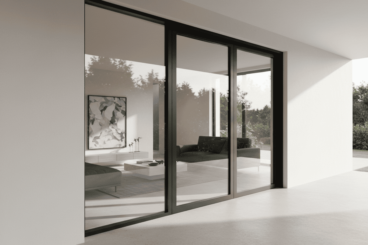 192"W x 80"H CThru Aluminum Sliding Door