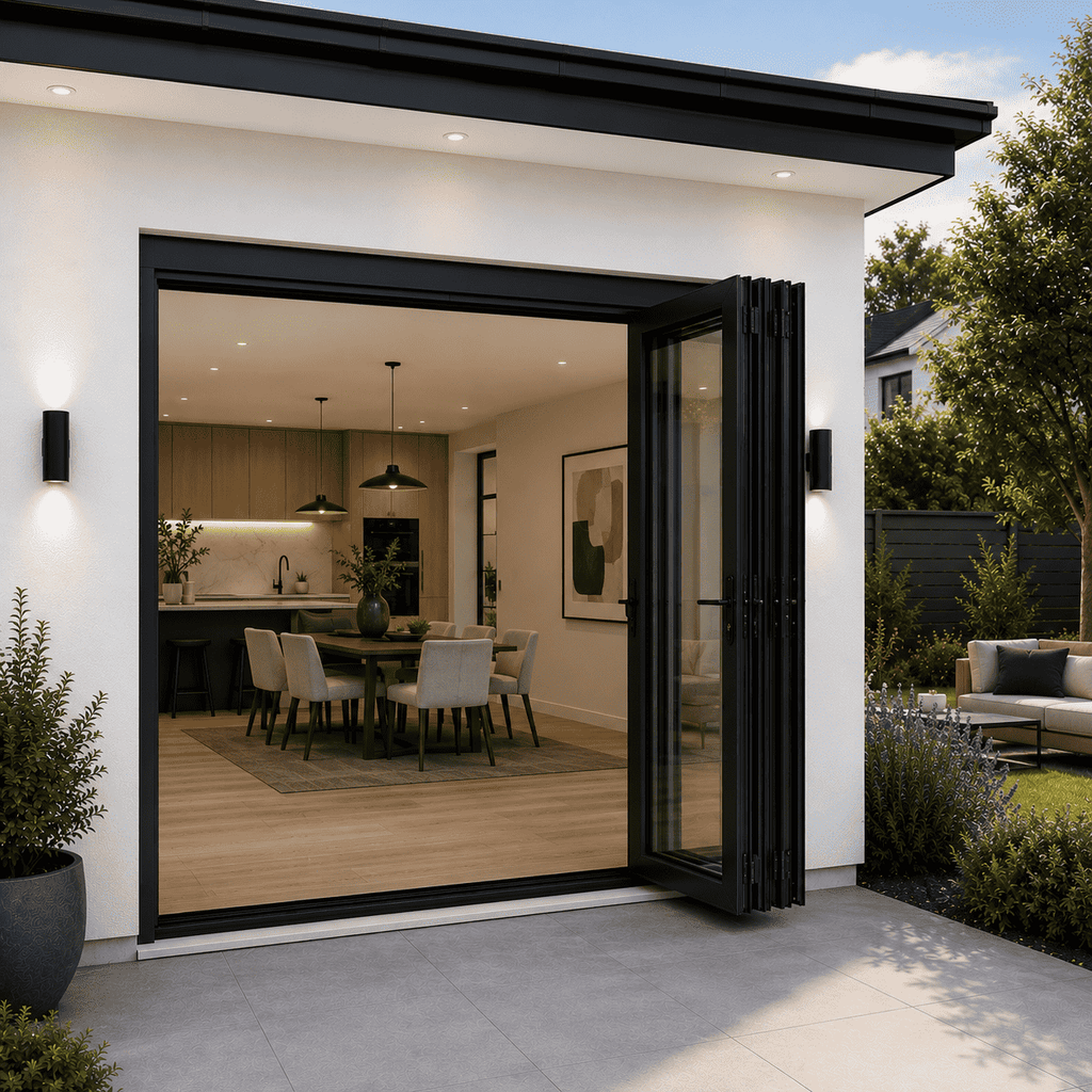 168"W x 80"H CThru Bifold Door