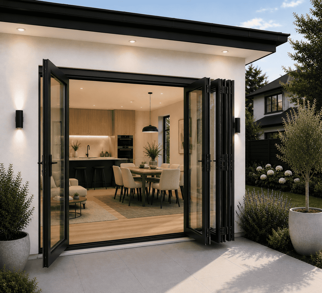 144"W x 80"H CThru Bifold Door