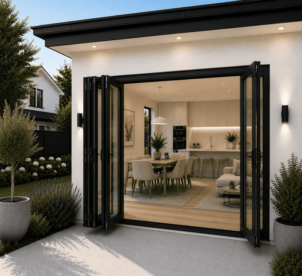 168"W x 80"H CThru Bifold Door
