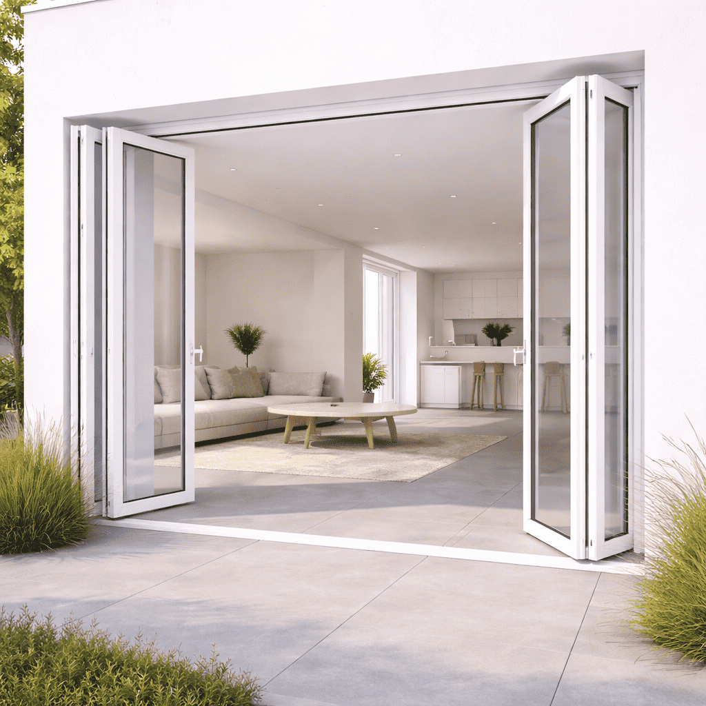 240"W x 96"H CThru Bifold Door