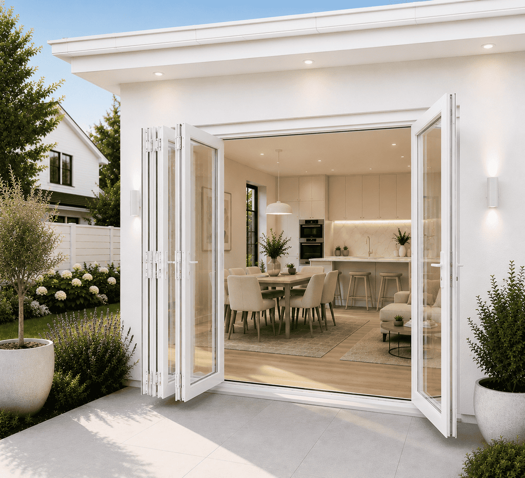 144"W x 80"H CThru Bifold Door