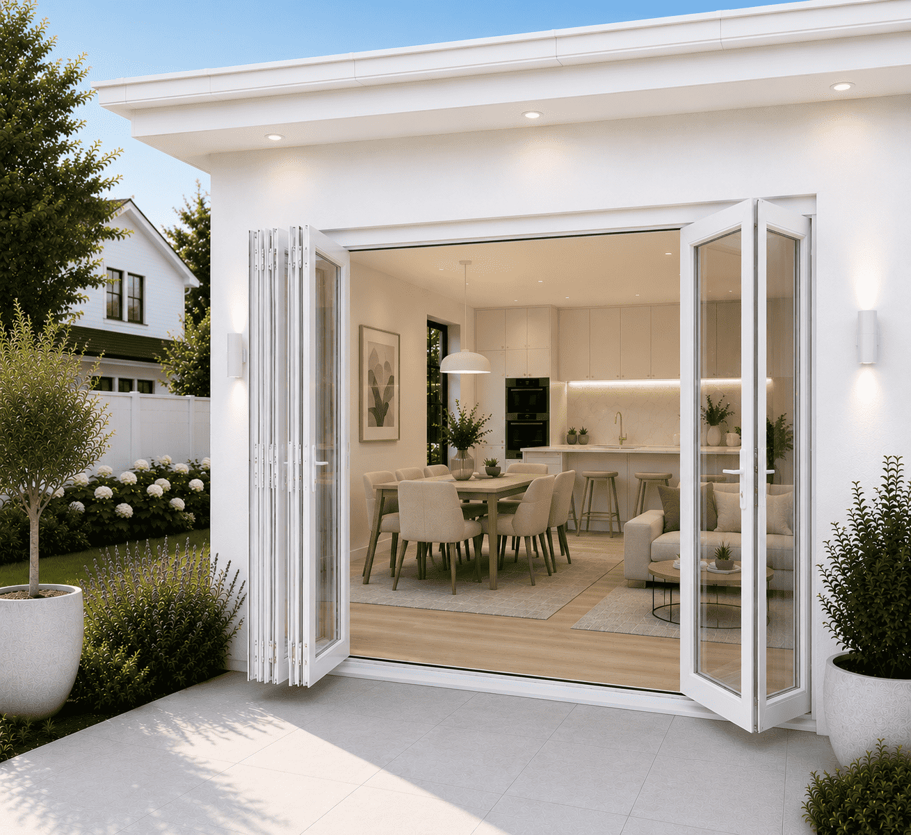 168"W x 80"H CThru Bifold Door
