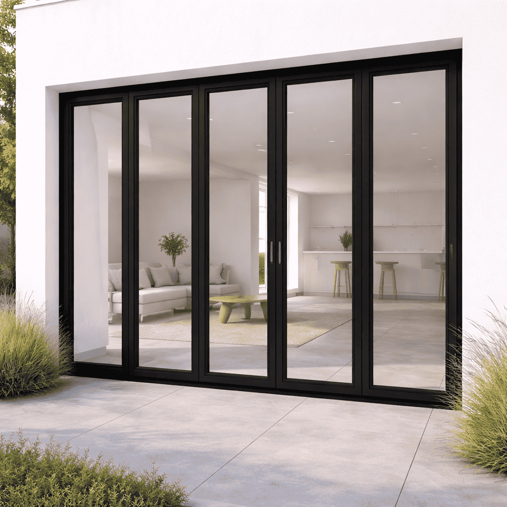 168"W x 80"H CThru Bifold Door
