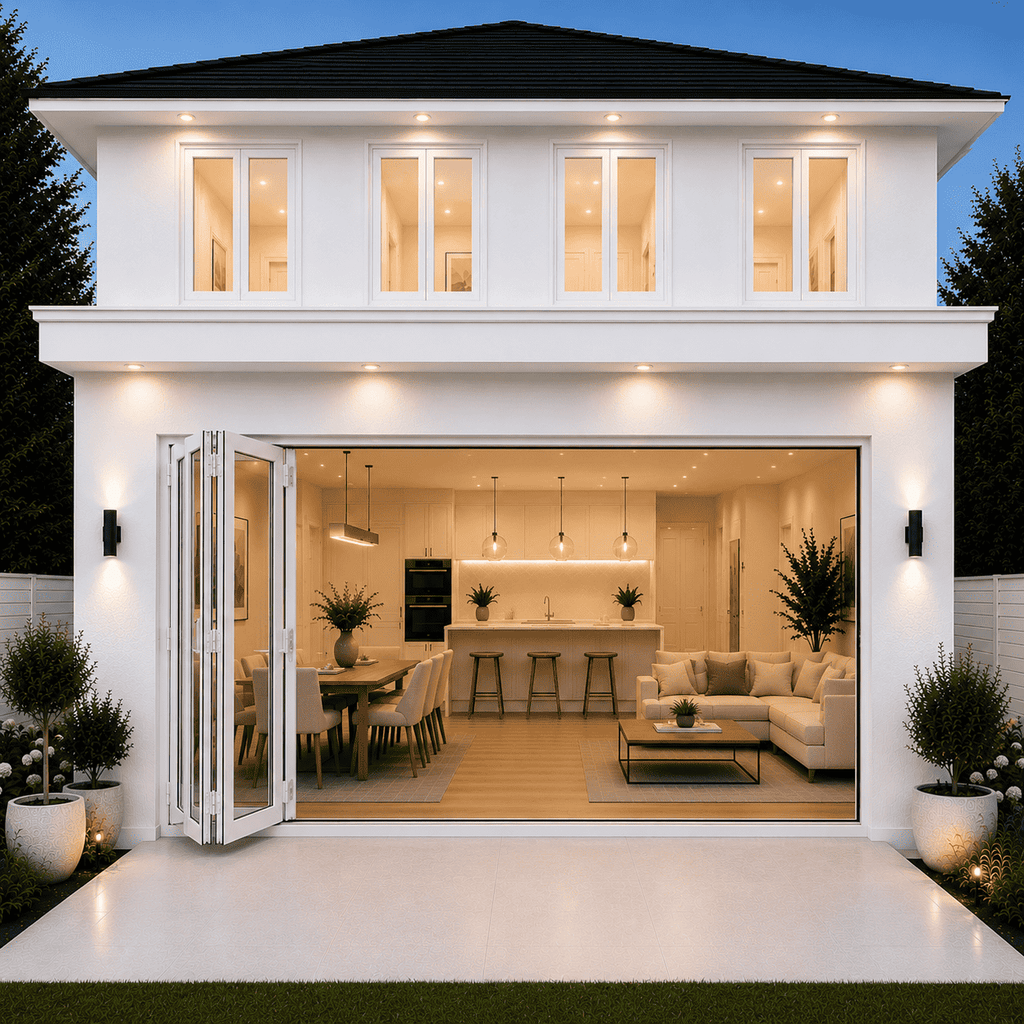 192"W x 80"H CThru Bifold Door