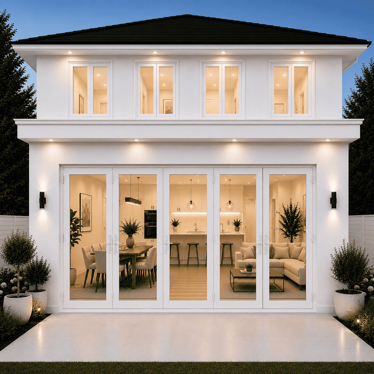 192"W x 80"H CThru Bifold Door