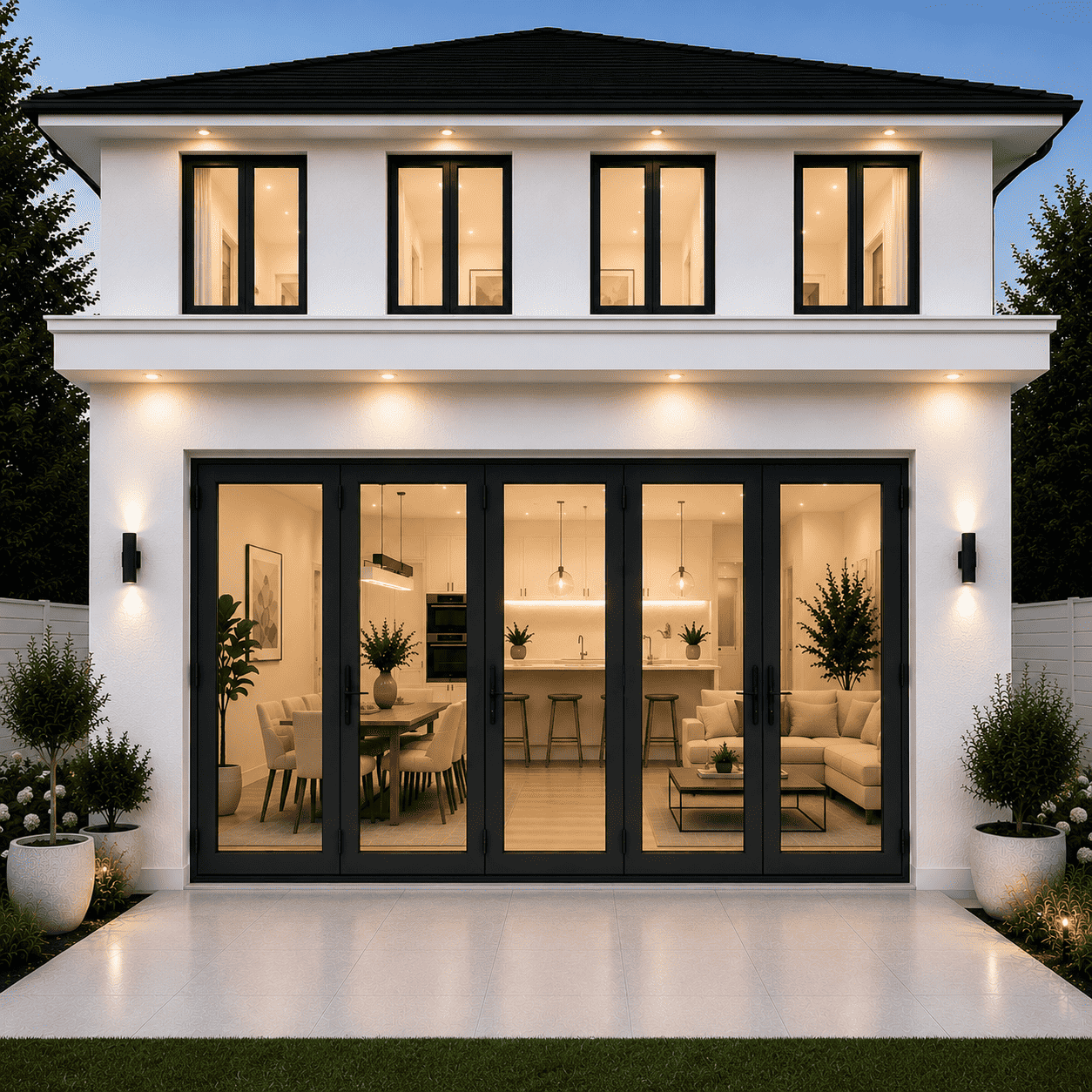 192"W x 80"H CThru Bifold Door