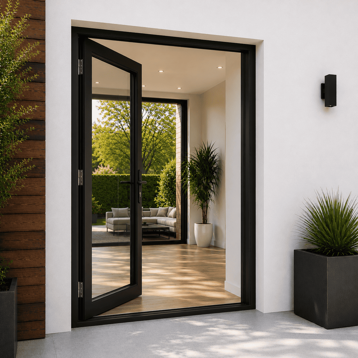 32"W x 80"H CThru Aluminum French Door — Classic Elegance, Modern Performance