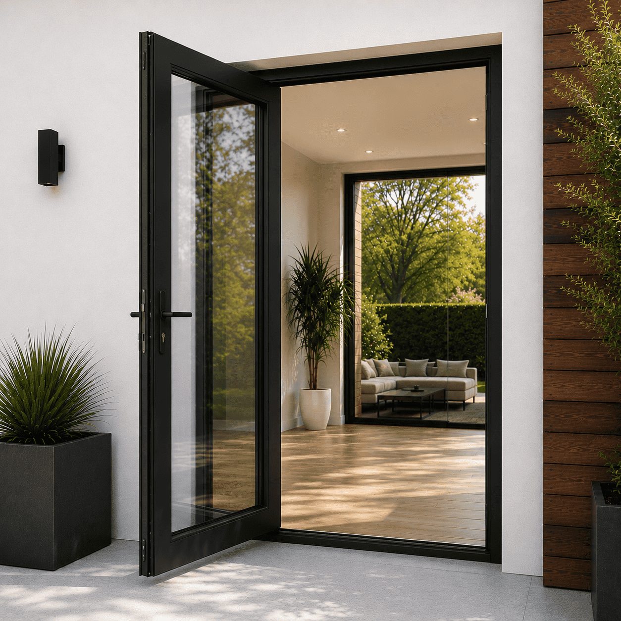 32"W x 80"H CThru Aluminum French Door — Classic Elegance, Modern Performance