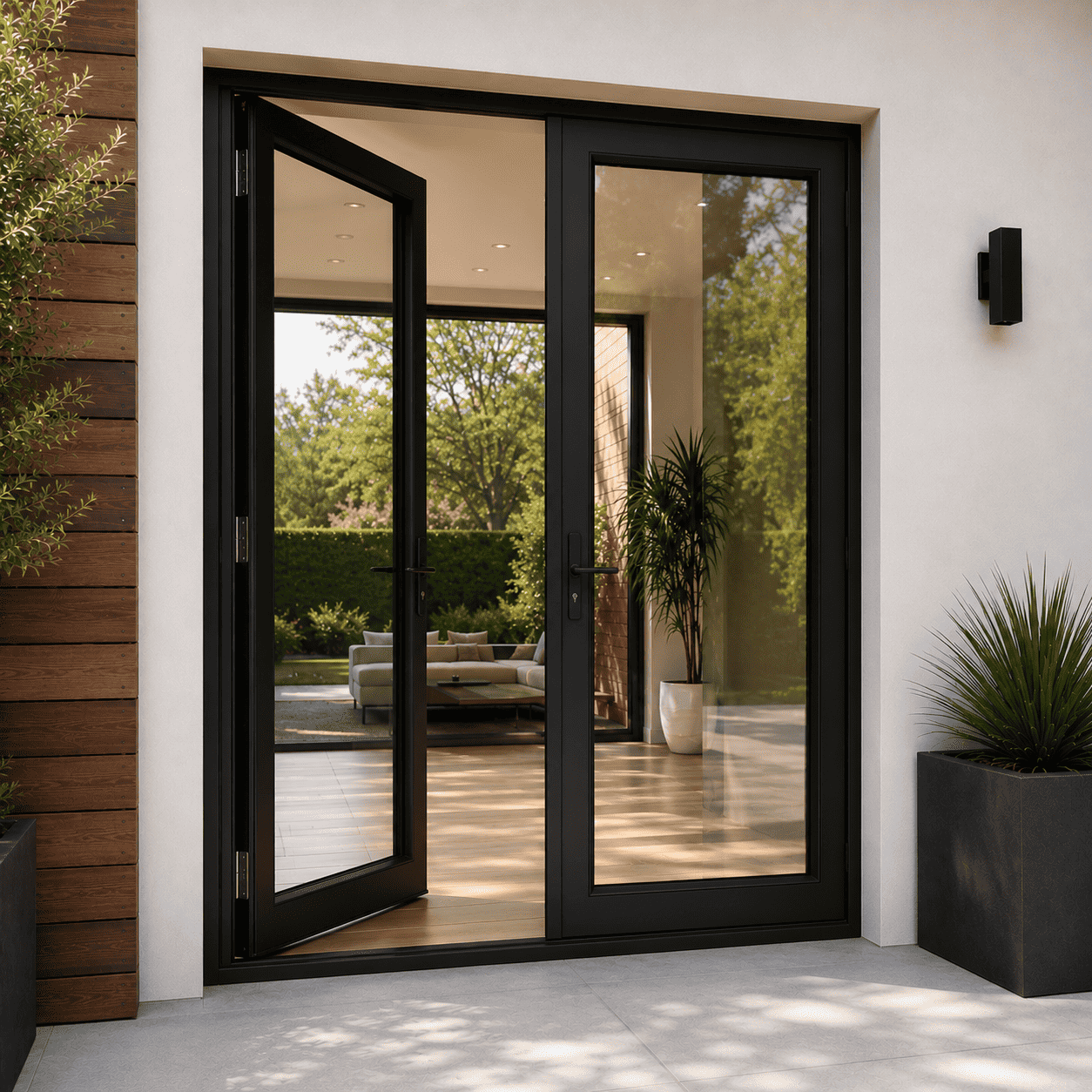 72"W x 80"H CThru Aluminum French Door — Classic Elegance, Modern Performance