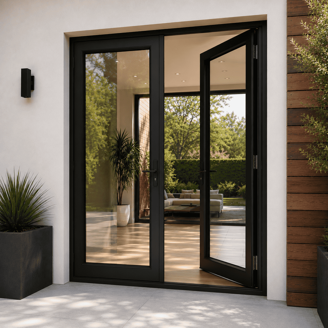 72"W x 80"H CThru Aluminum French Door — Classic Elegance, Modern Performance