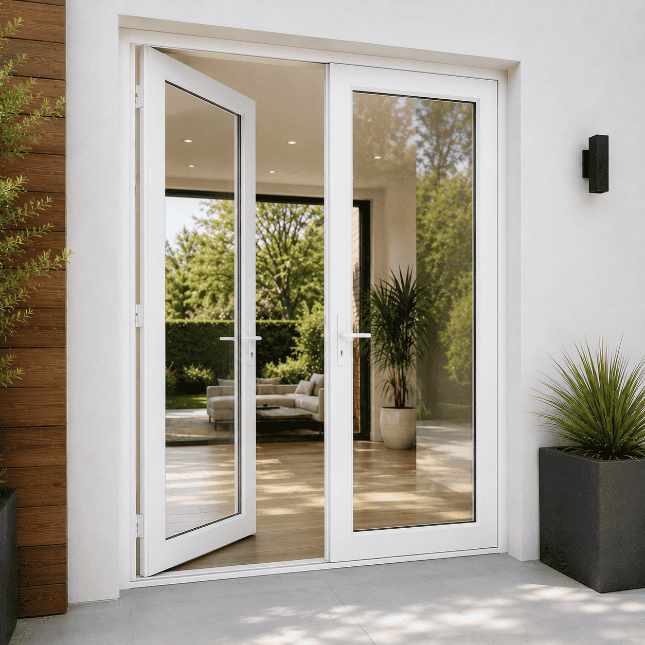 72"W x 80"H CThru Aluminum French Door — Classic Elegance, Modern Performance