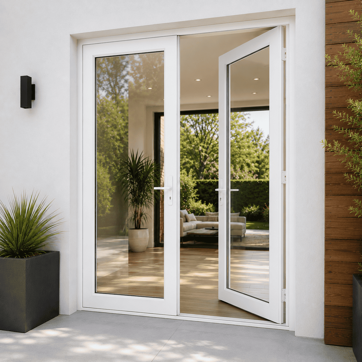 72"W x 80"H CThru Aluminum French Door — Classic Elegance, Modern Performance