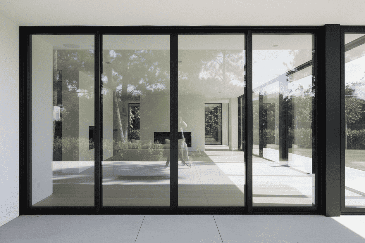 192"W x 80"H CThru Aluminum Sliding Door