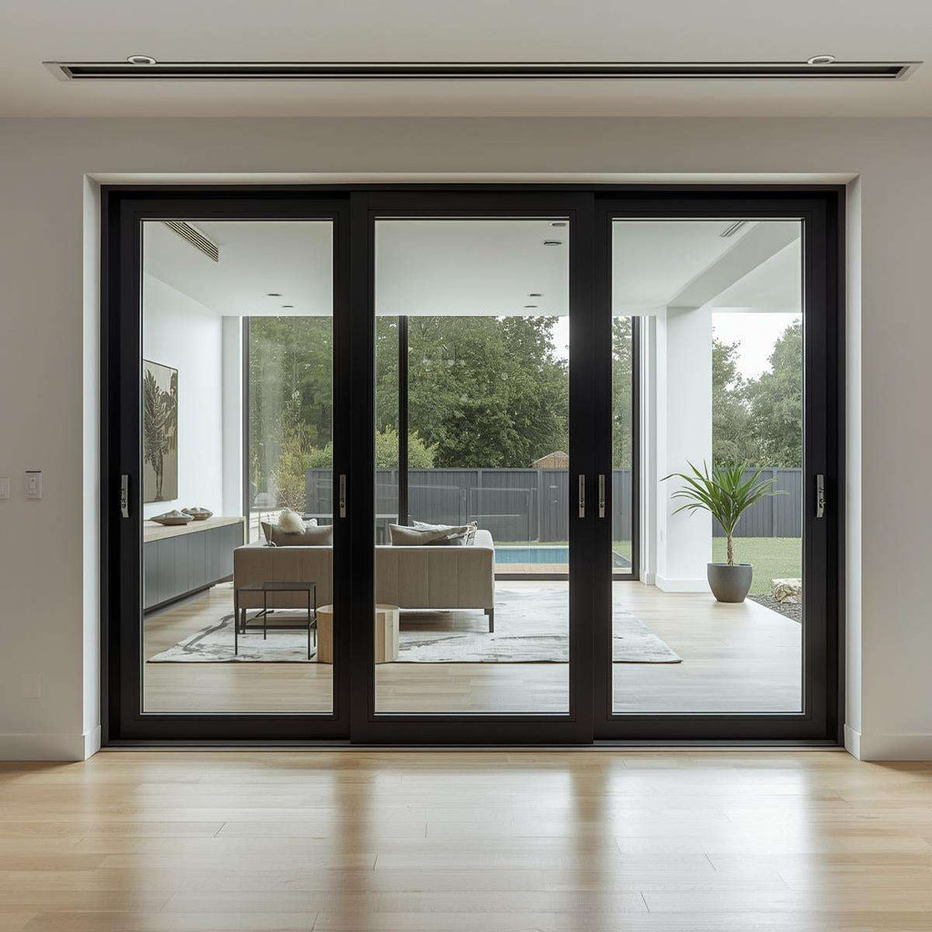 192"W x 80"H CThru Aluminum Sliding Door