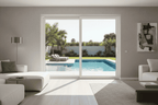 72"W x 80"H CThru Aluminum Sliding Door