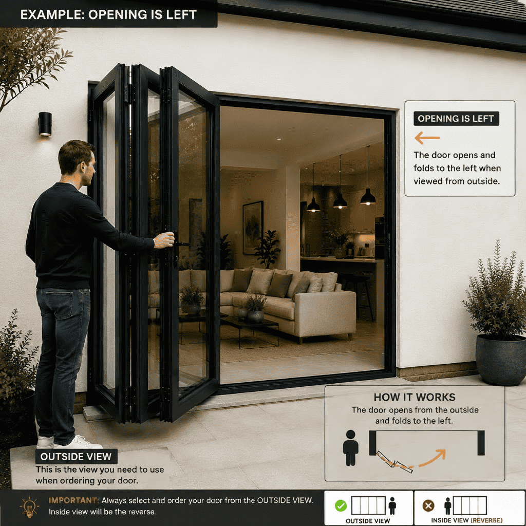 72"W x 80"H CThru Bifold Door