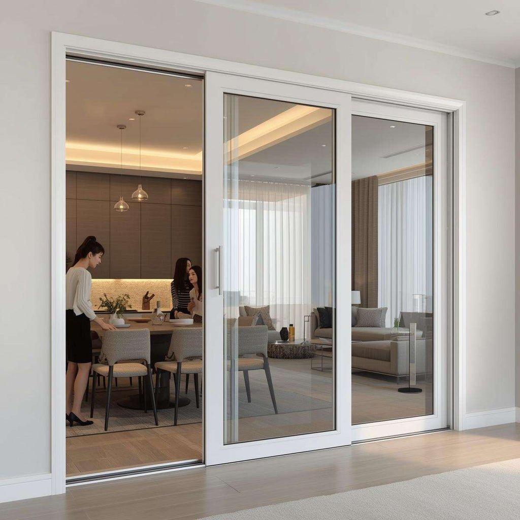 168"W x 80"H CThru Aluminum Sliding Door