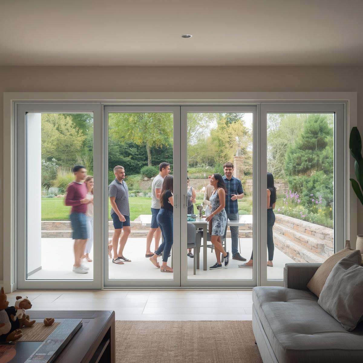 192"W x 96"H CThru Aluminum Sliding Door