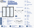 120"W x 96"H CThru Bifold Door