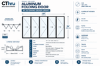 144"W x 96"H CThru Bifold Door