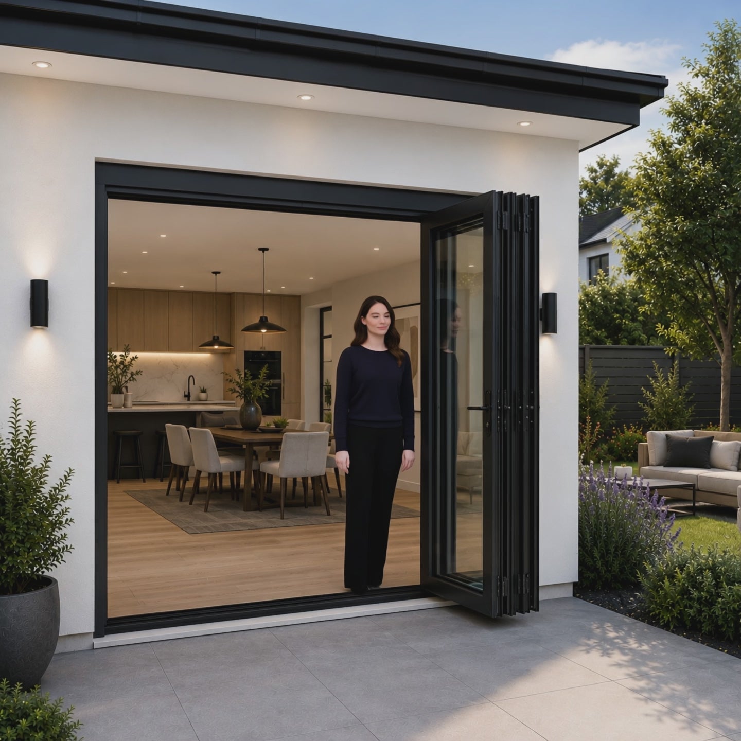96"W x 80"H CThru Bifold Door