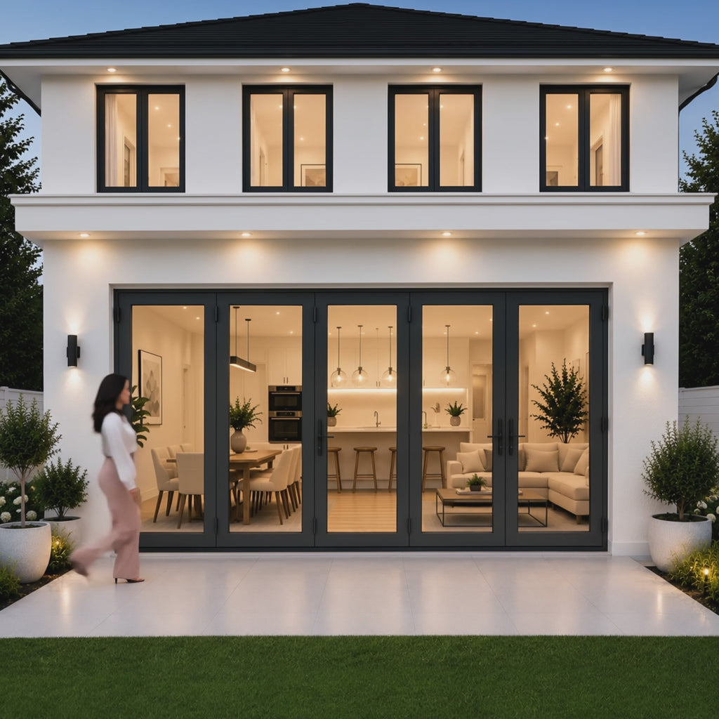 240"W x 80"H CThru Bifold Door