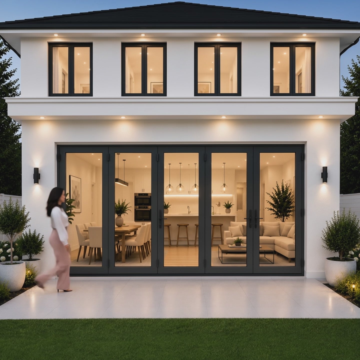 240"W x 80"H CThru Bifold Door